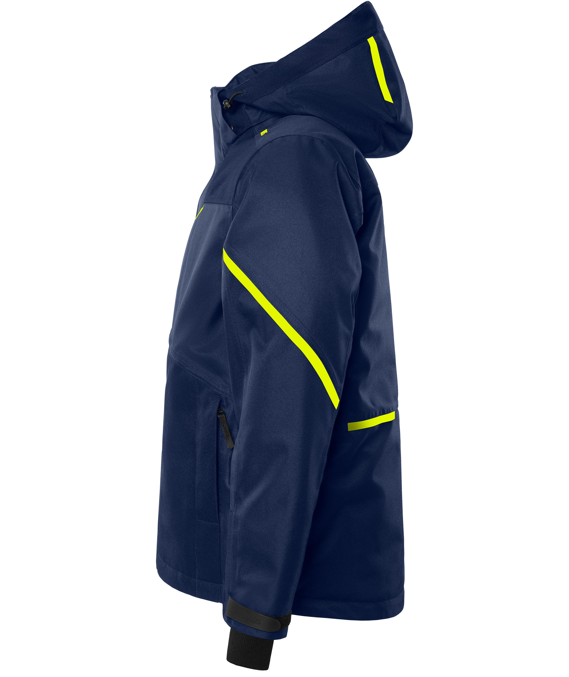 Fristads Airtech&reg; Winterjacke 4058, Marine/Hi-Vis gelb, large image number 4