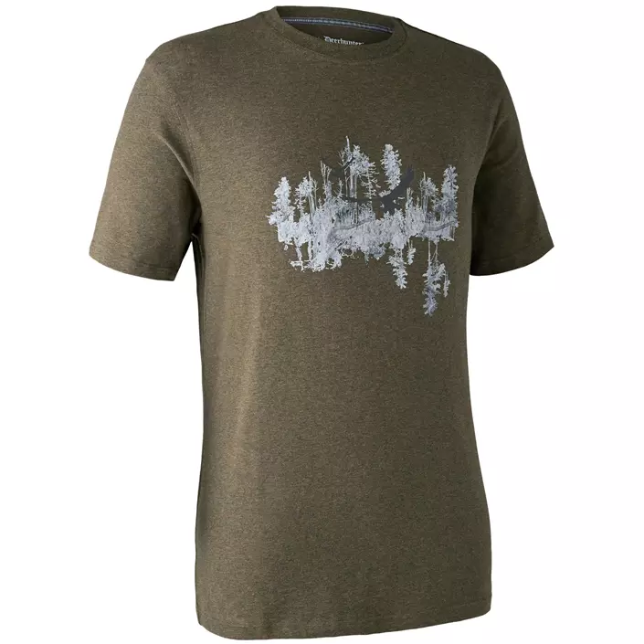 Deerhunter Ceder T-shirt, Green Melange, large image number 0
