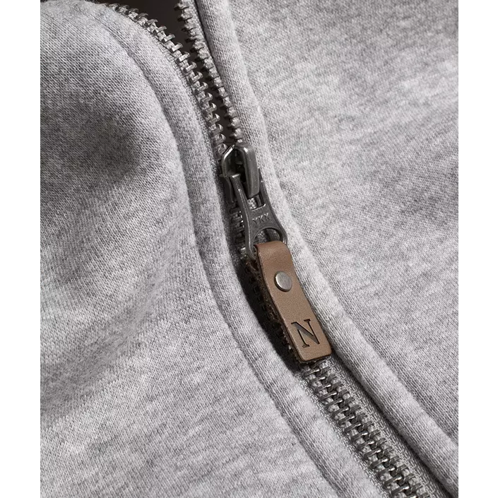 Nimbus Williamsburg hoodie med blixtlås, Grey melange, large image number 5
