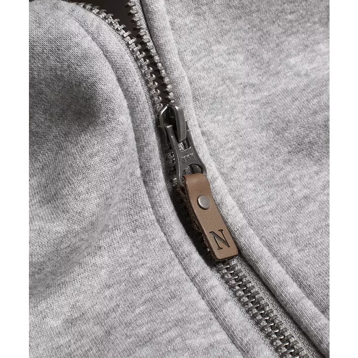 Nimbus Williamsburg hoodie med blixtlås, Grey melange, large image number 5
