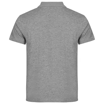 Clique Single Jersey polo T-skjorte, Grey melange
