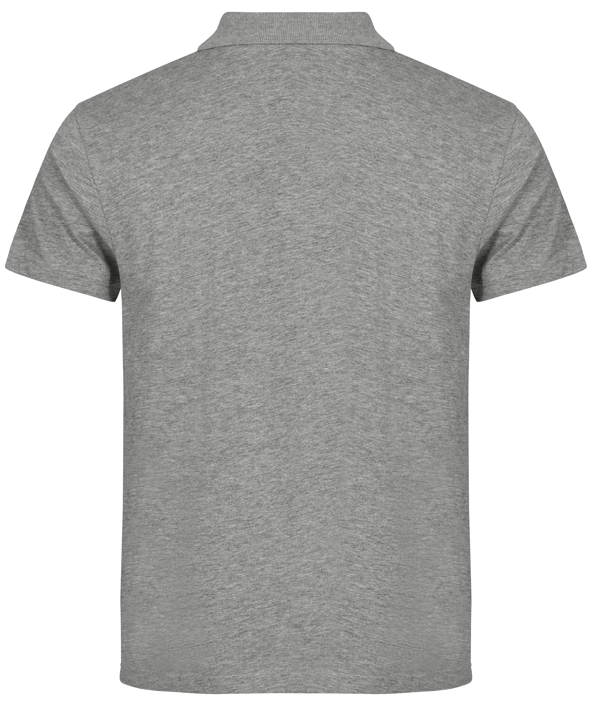 Clique Single Jersey polo T-skjorte, Grey melange, large image number 1