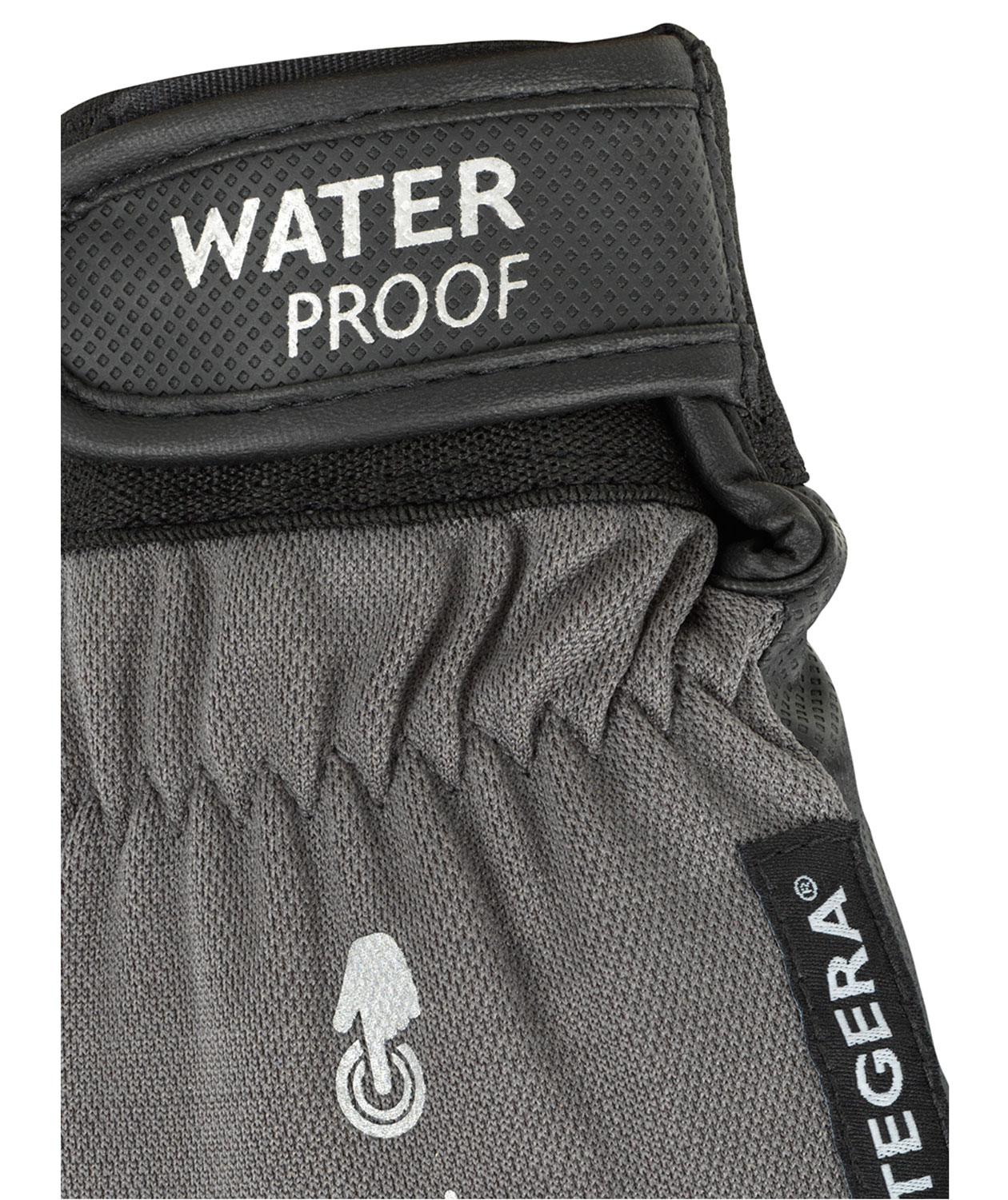 Tegera 577 wintergloves with cut resistance Cut C, Black/Grey