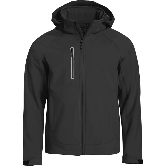 Clique Milford softshell jacket, Dark grey, large image number 0