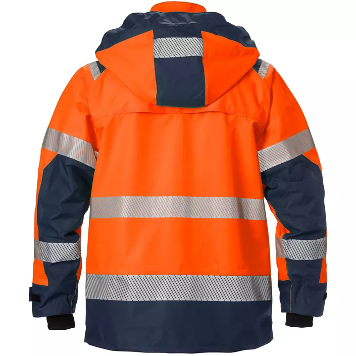 Fristads Airtech® skaljakke 4515, Hi-vis Orange/Marine, large image number 1