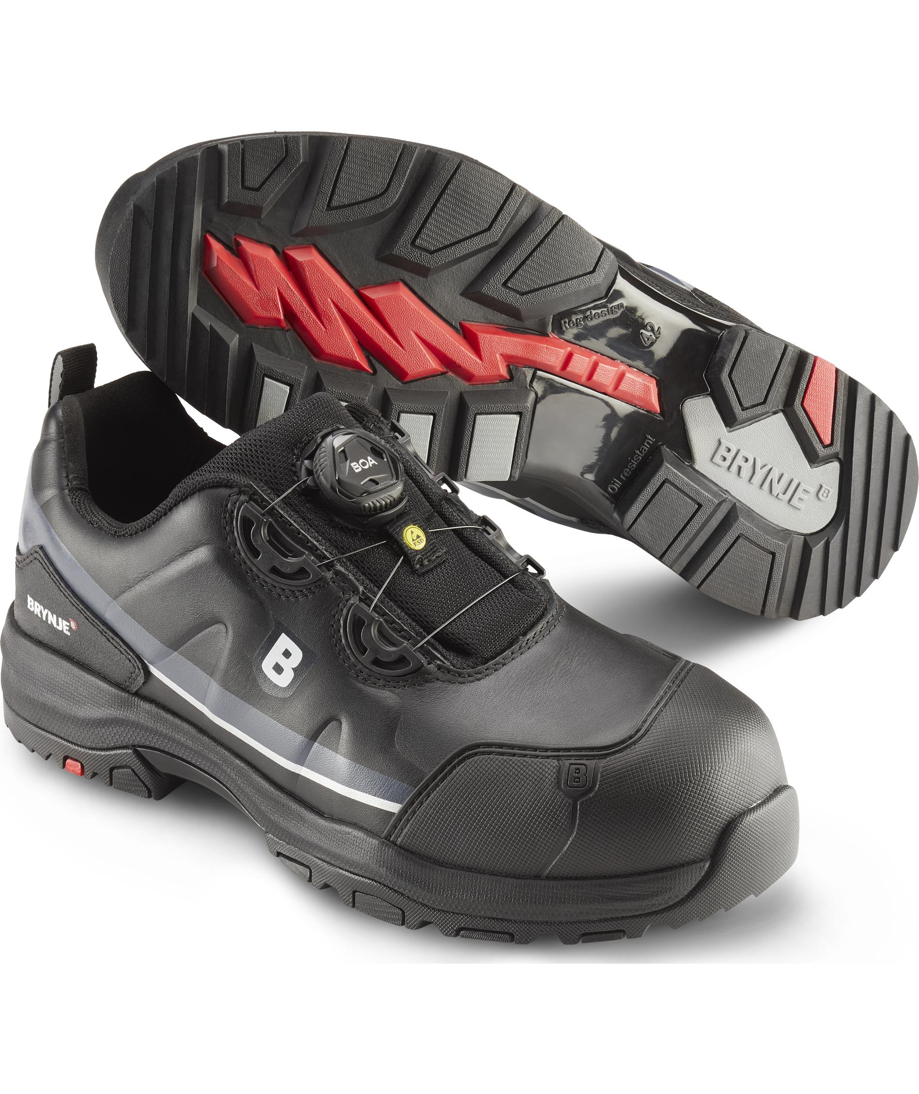 2:a sortering Brynje Drizzle skyddsskor S3, Svart