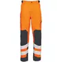 Elka Visible Xtreme stretch work trousers, Hi-Vis Orange/Black