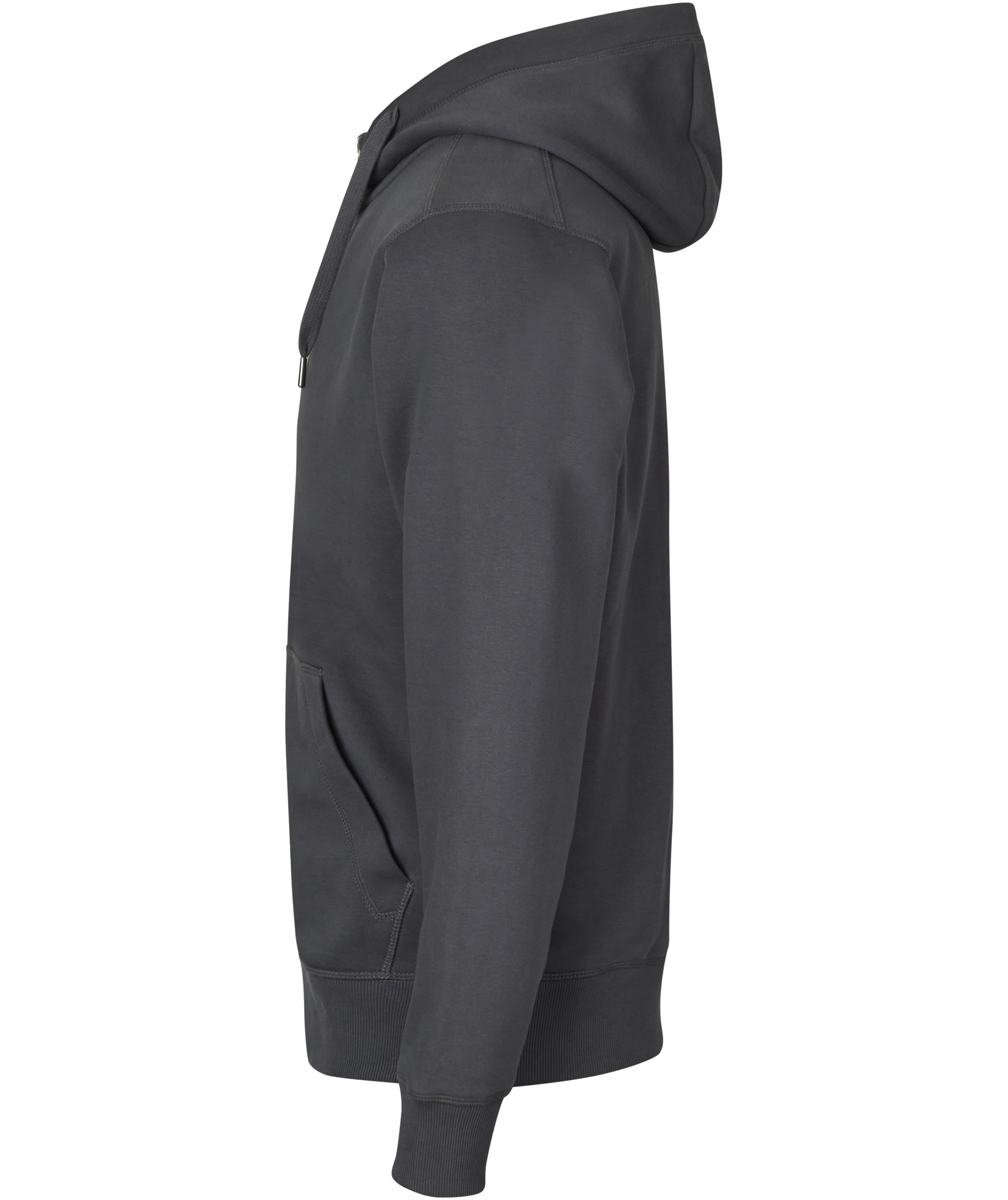ID Core hoodie with zipper, Charcoal, large image number 2