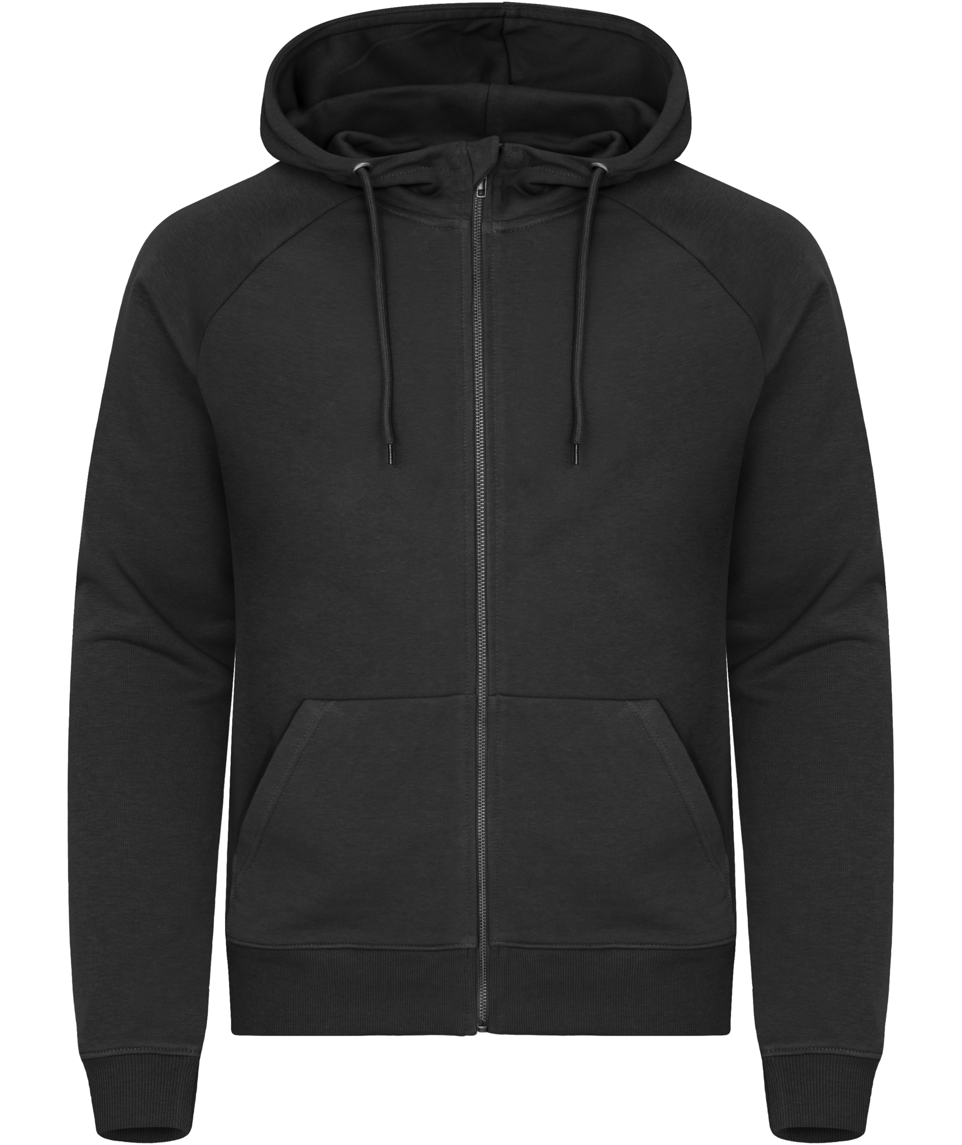 Clique Miami PRO hoodie with zipper, Black