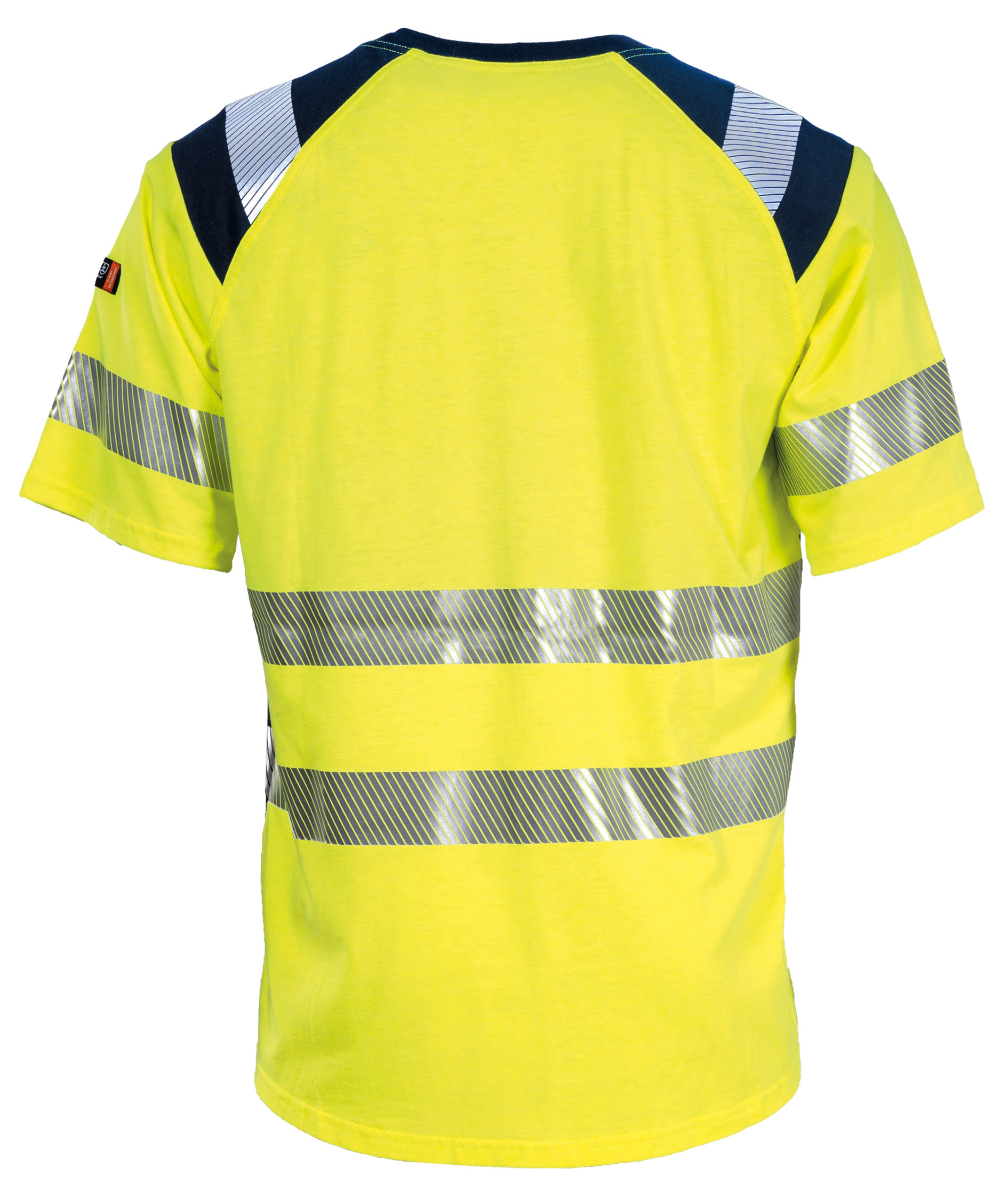 Tranemo FR T-shirt, Varsel yellow/marinbl&aring;
