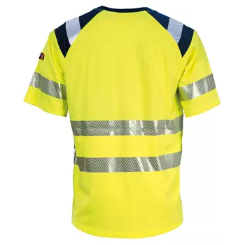 Tranemo FR T-skjorte, Hi-Vis gul/marineblå