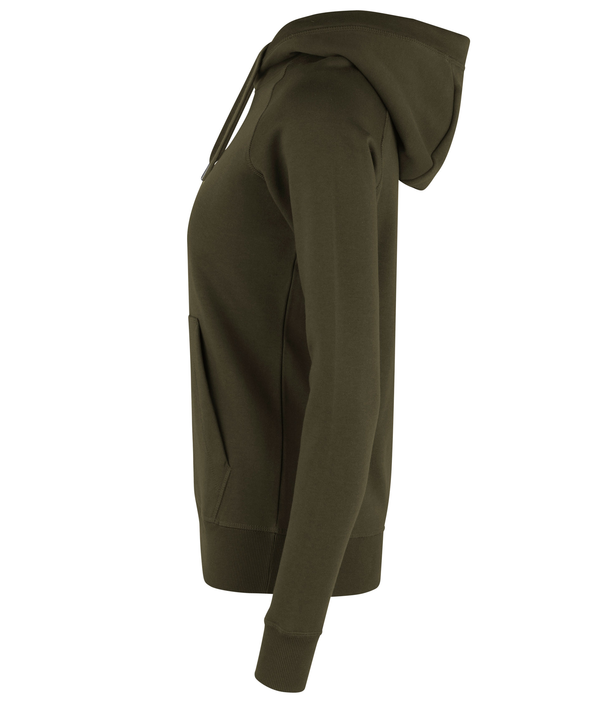 ID Core hoodie dam, Olivgr&ouml;n, large image number 2