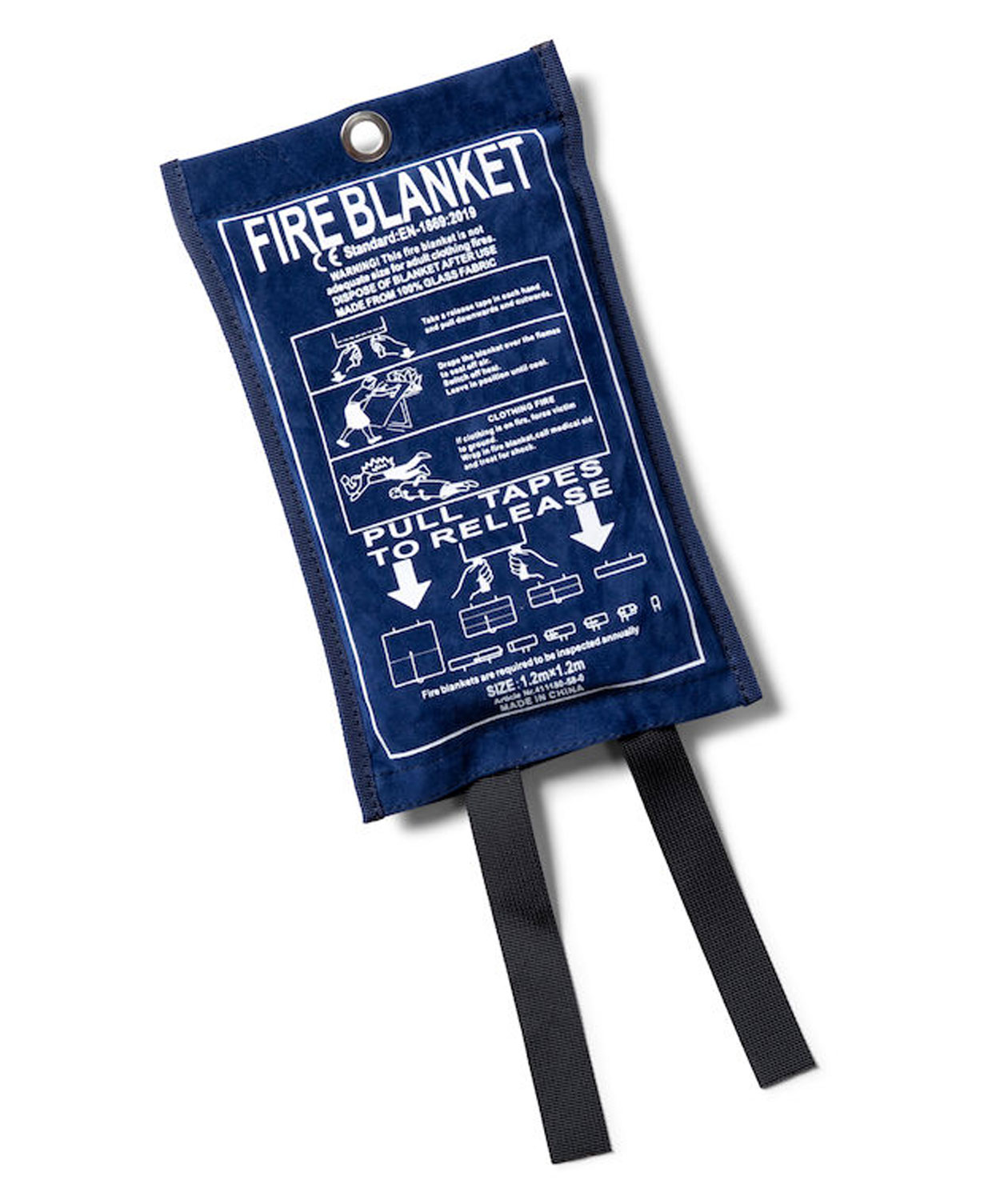 Kosta Linnew&auml;fveri fire blanket, Navy, Navy, swatch