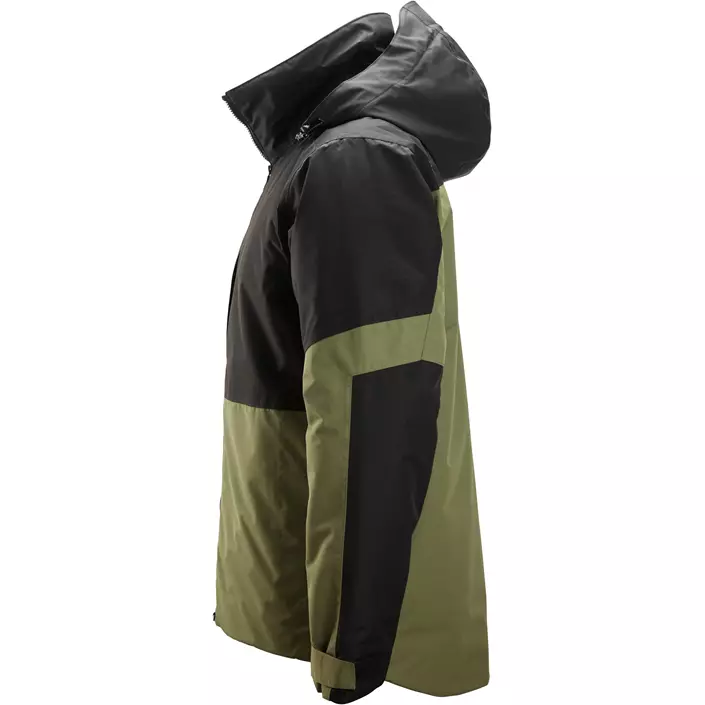Snickers AllroundWork vinterjacka, Khaki Green/Black, large image number 3