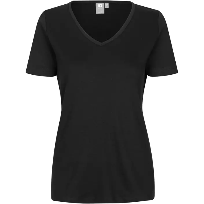 ID Interlock Damen T-Shirt, Schwarz, large image number 0