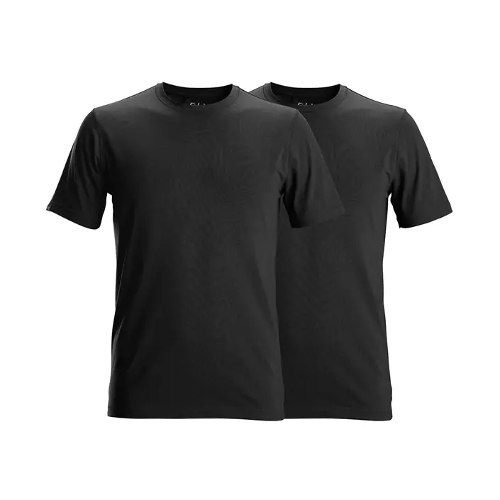 Snickers T-shirt 2-pack 2529, Black, large image number 0