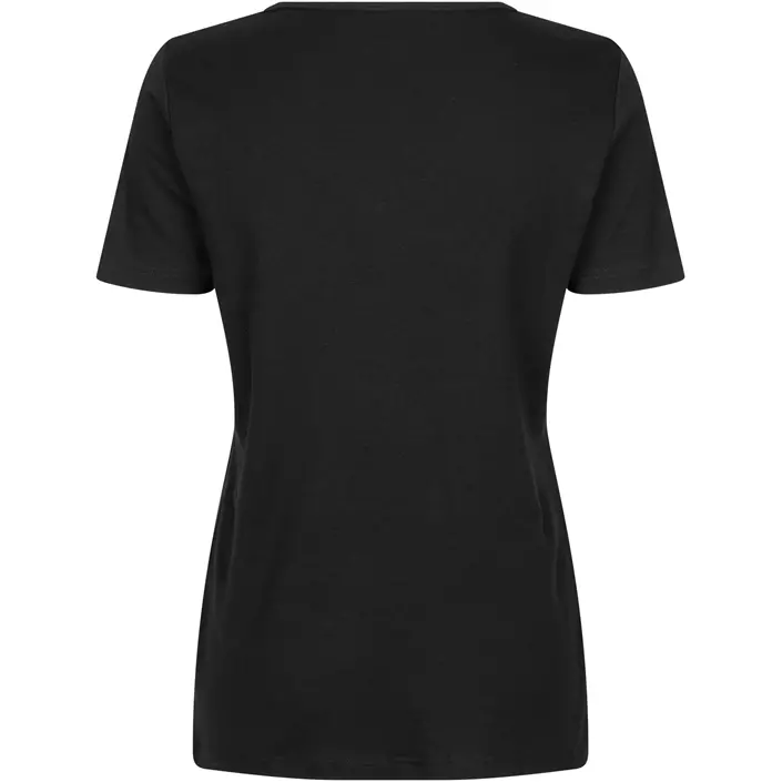 ID Interlock dame T-shirt, Sort, large image number 1