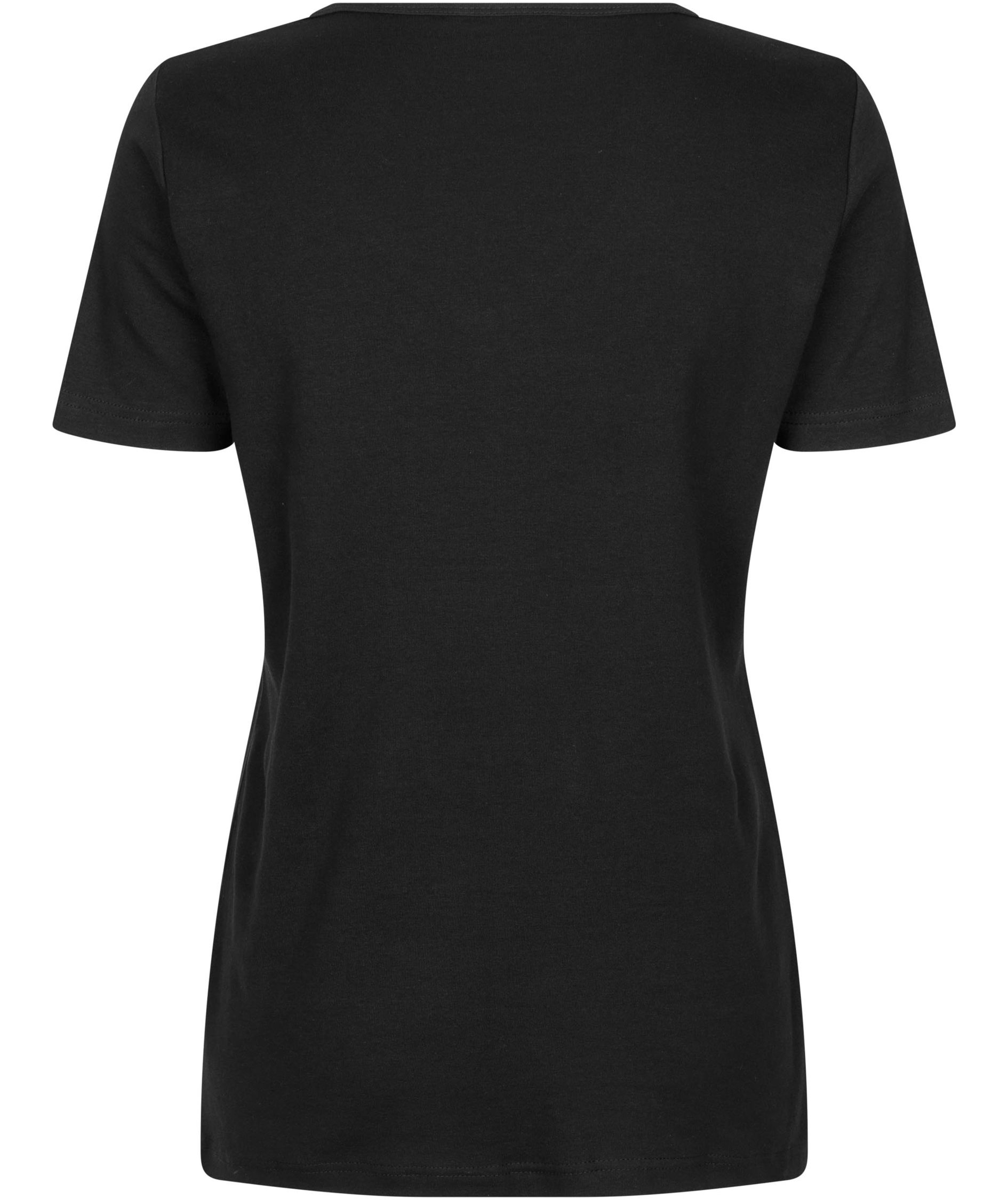 ID Interlock T-shirt dam, Svart