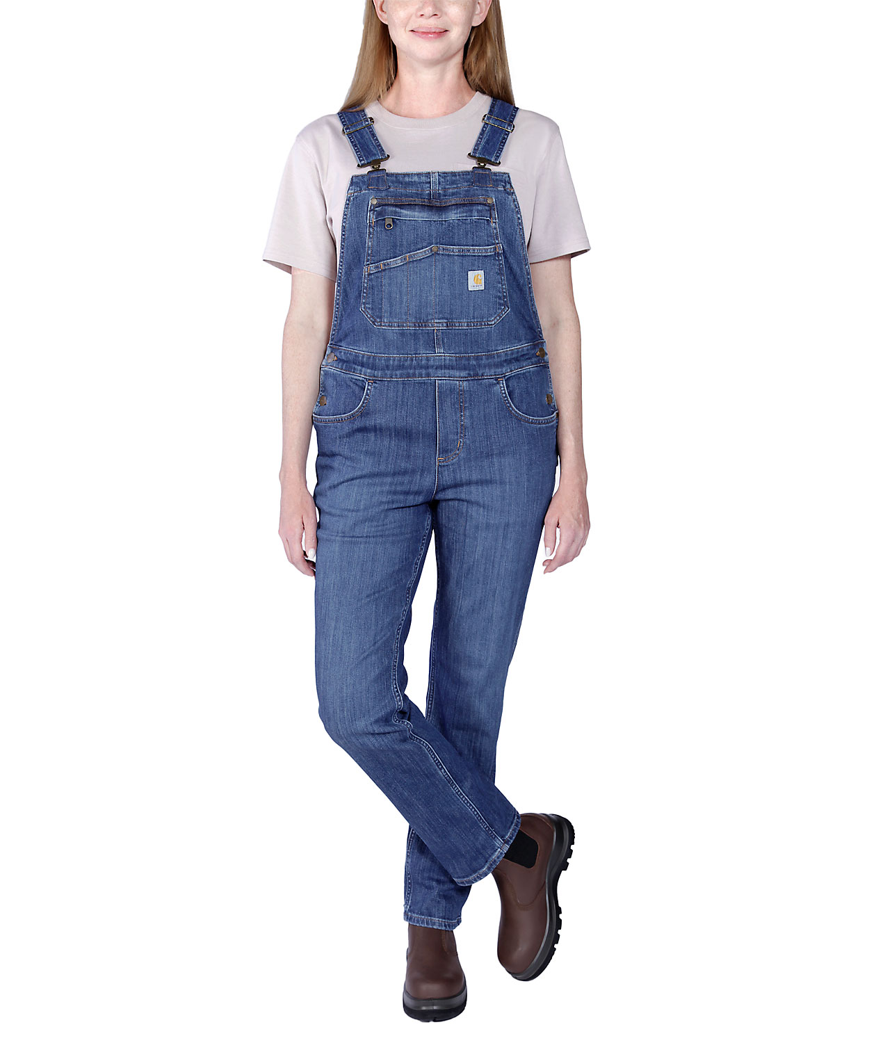 Carhartt denim dame overalls, Arches, large image number 2
