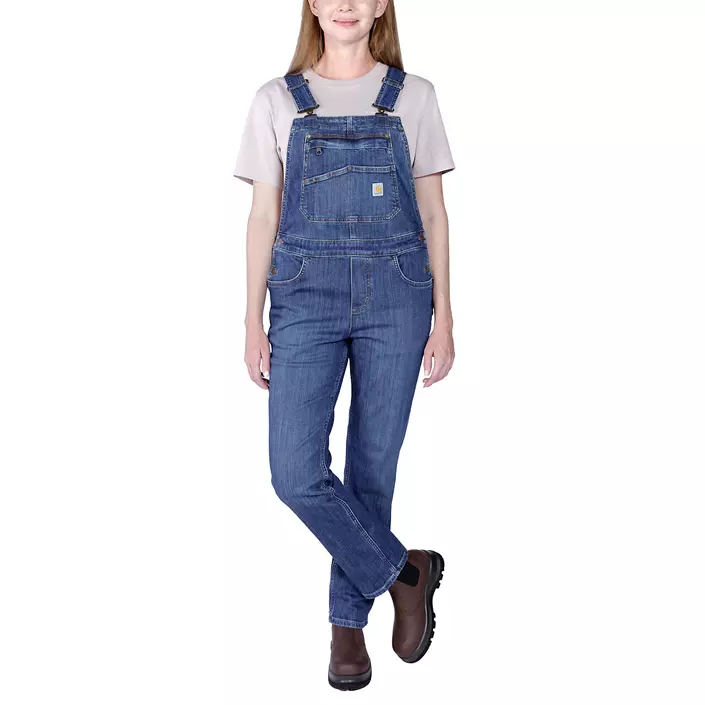 Carhartt denim dame overalls, Arches, large image number 1