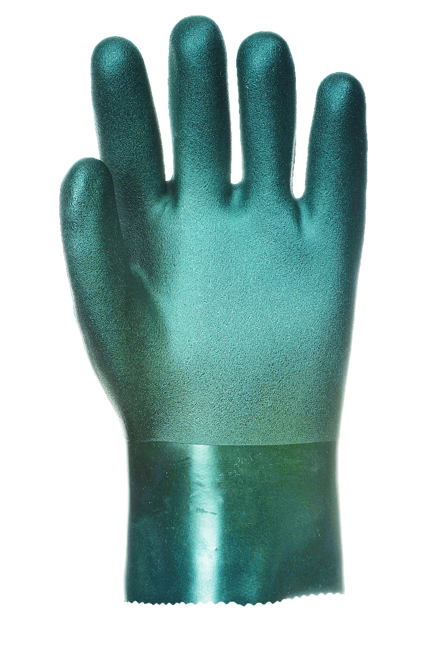 Portwest A827 PVC kemikalieskyddshandskar 27 cm, Gr&ouml;n