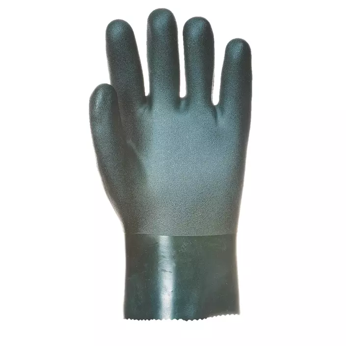 Portwest PVC chemical gloves 27 cm, Green, Green, large image number 1
