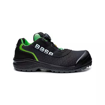 Base Be-Ready safety shoes S1P, Black/Green