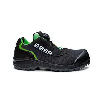 Base Be-Ready safety shoes S1P, Black/Green
