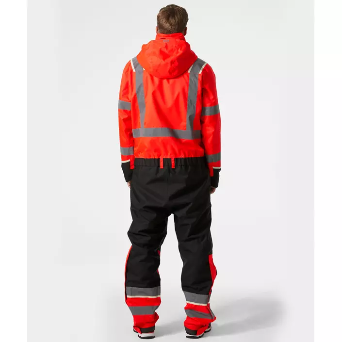 Helly Hansen UC-ME winter coverall, Hi-Vis Red/Ebony, large image number 3