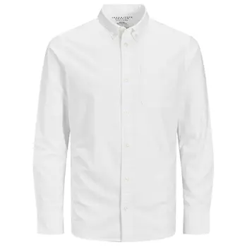 Jack & Jones Premium JPRBROOK Slim fit Oxford Hemd, Weiß