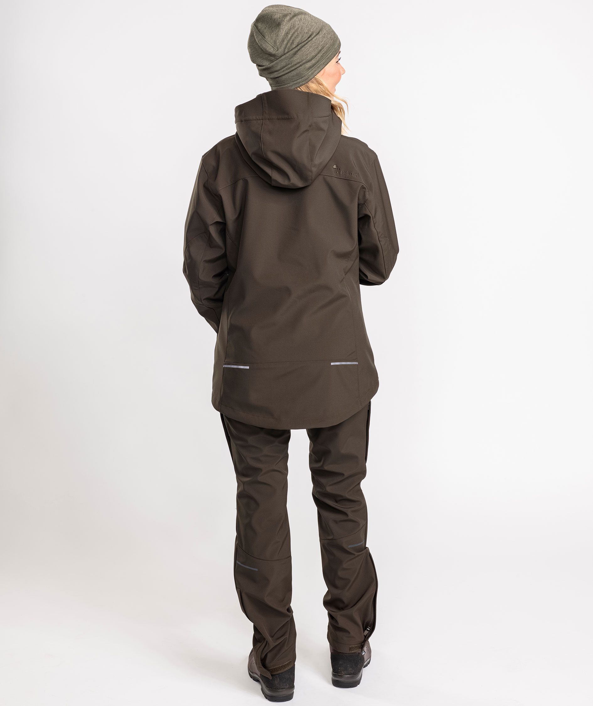 Pinewood Wilda Stretch dame skalbukser, Mosgr&oslash;n, large image number 7