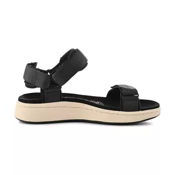 Woden Line women's sandals, Black