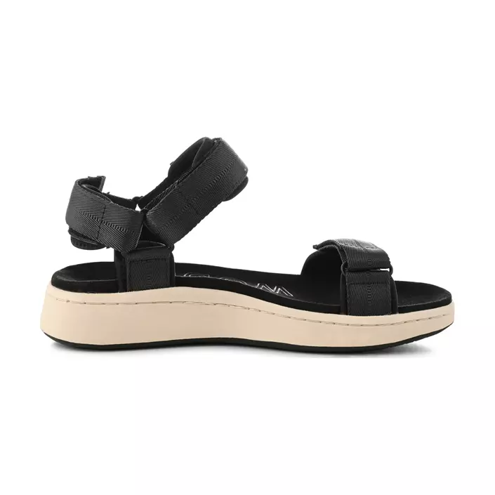 Woden Line women's sandals, Black, large image number 0