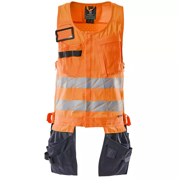 Mascot Accelerate Safe tool vest, Hi-Vis Orange/Dark Marine, large image number 0