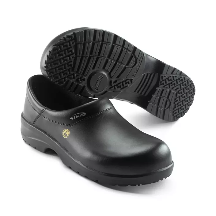 Sika Fusion clogs with heel cover S2, Black, large image number 0