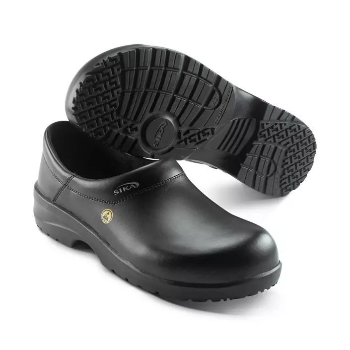 Sika Fusion clogs with heel cover S2, Black, large image number 0