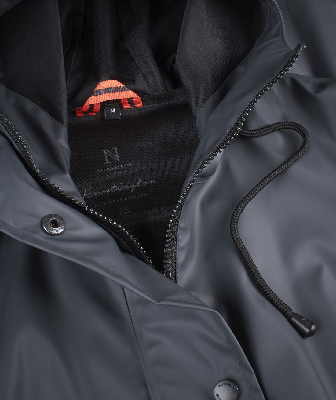 Nimbus Huntington dame regnjakke, Charcoal, large image number 3