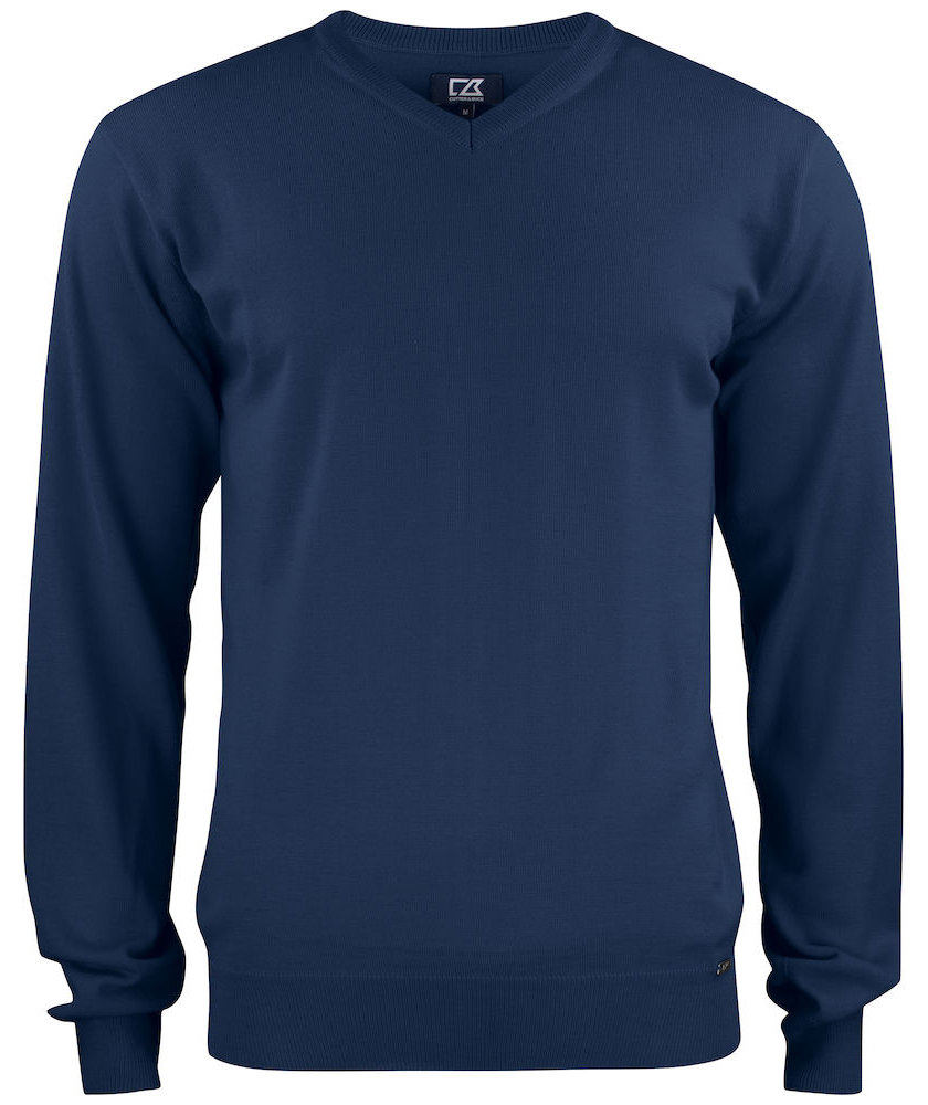 Cutter & Buck Everett sweatshirt with merino wool, Dark navy