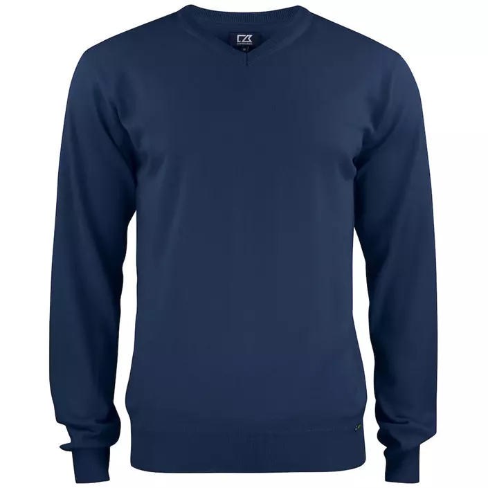 Cutter & Buck Everett sweatshirt with merino wool, Dark navy, large image number 0