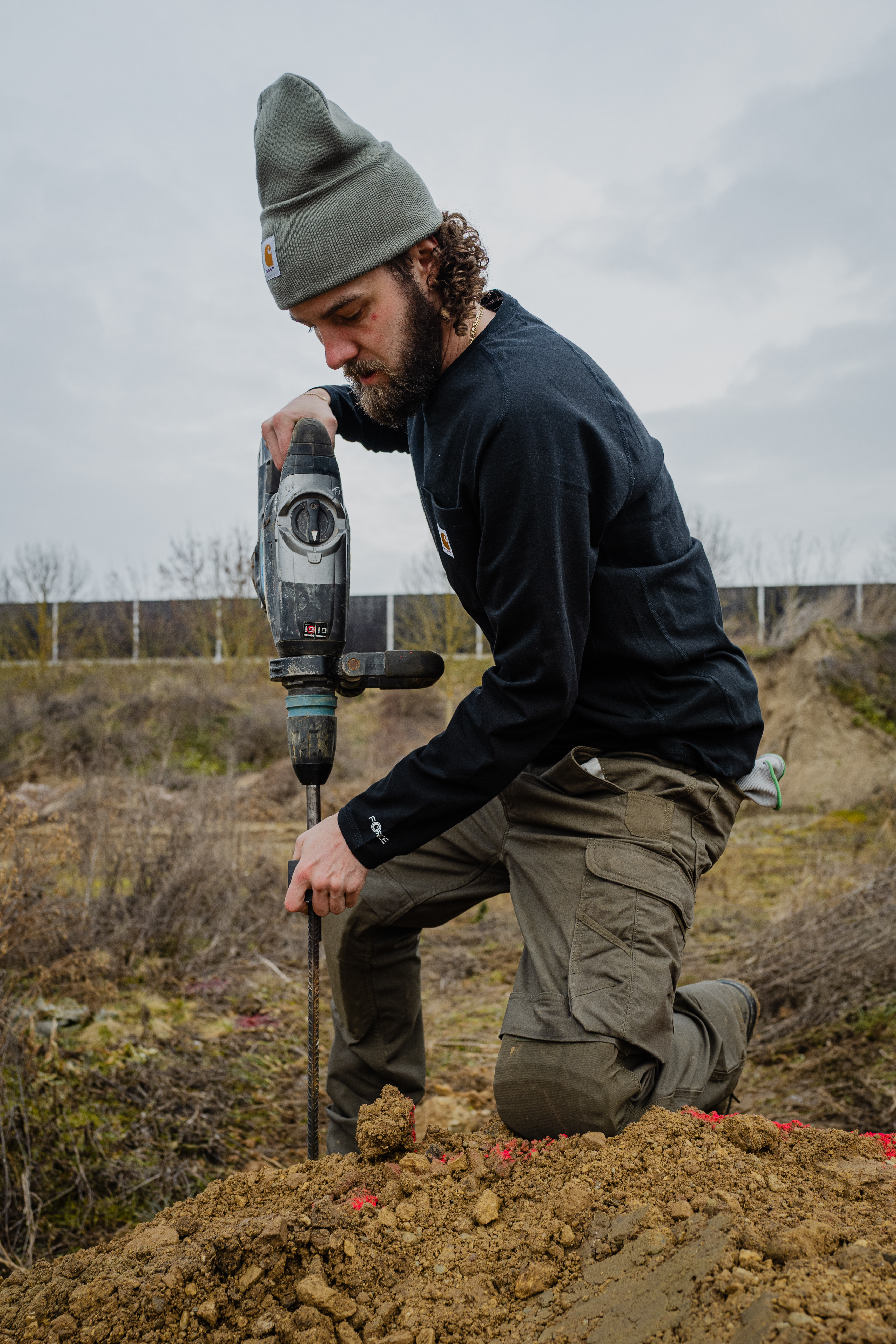 Carhartt Steel Rugged Flex cargo arbeidsbukse, Tarmac, large image number 3