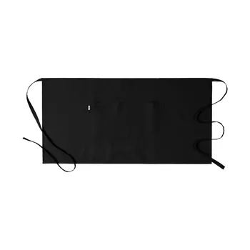 Segers apron with pockets, Black
