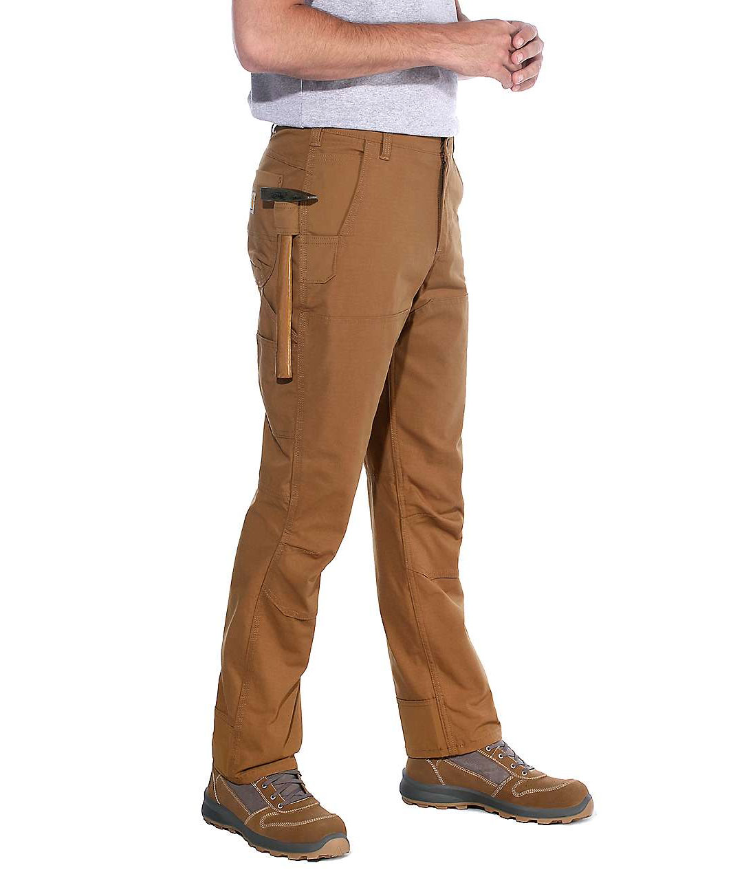 Carhartt Double Front arbejdsbukser, Carhartt Brown, large image number 2