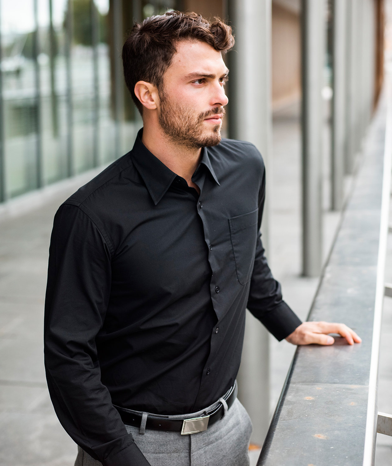 YOU Venezia lang&aelig;rmet poplinskjorte