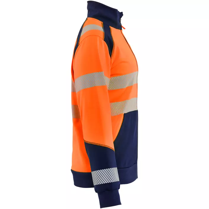 Blåkläder Damen Cardigan, Hi-Vis Orange/Marine, large image number 3