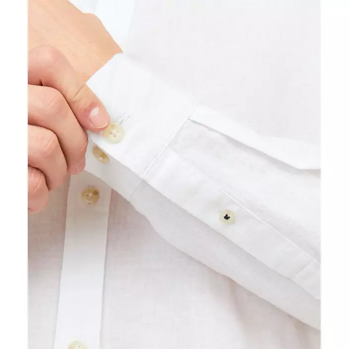 Jack & Jones JJESUMMER skjorta med linne, White, large image number 4