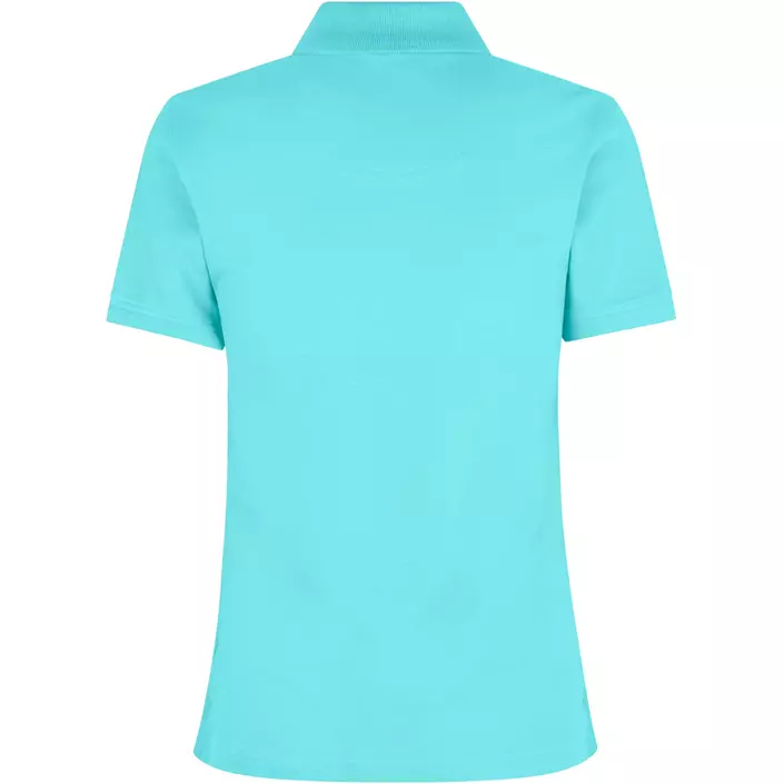ID Pique Polo T-skjorte dame med stretch, Mint, large image number 1
