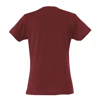 Clique Basic Damen T-Shirt, Burgundy