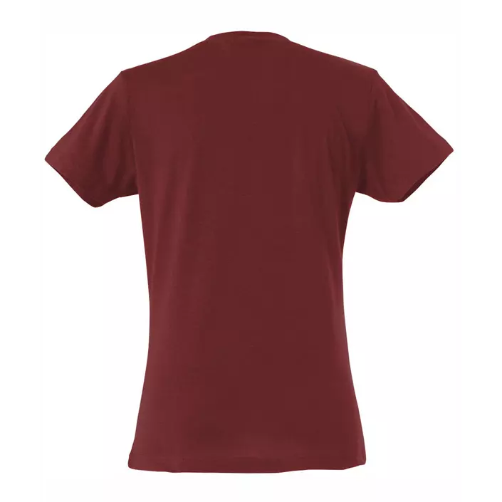 Clique Basic T-shirt dam, Burgundy, large image number 1