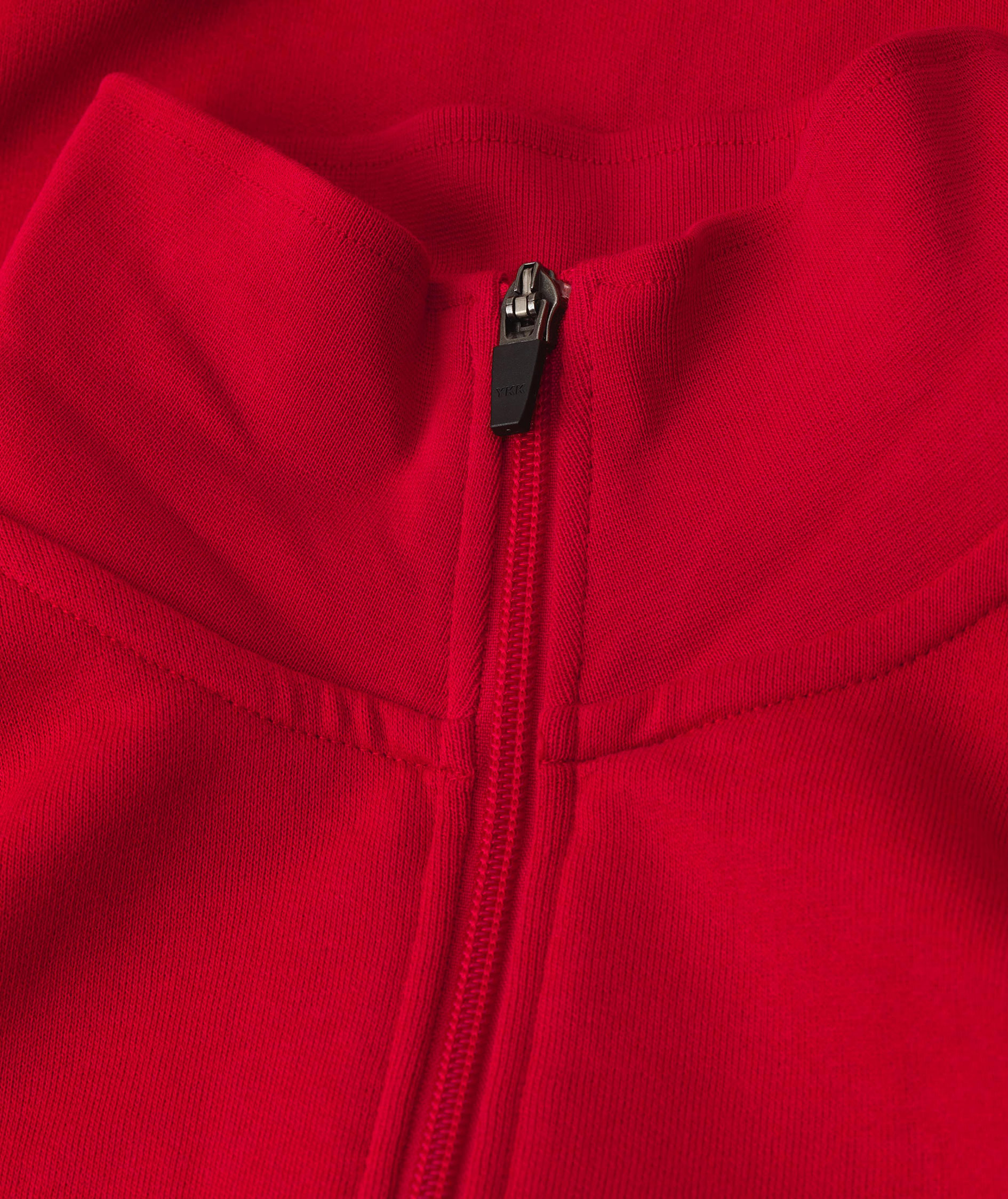 ID sweatshirt med kort dragkedja, R&ouml;d, large image number 4