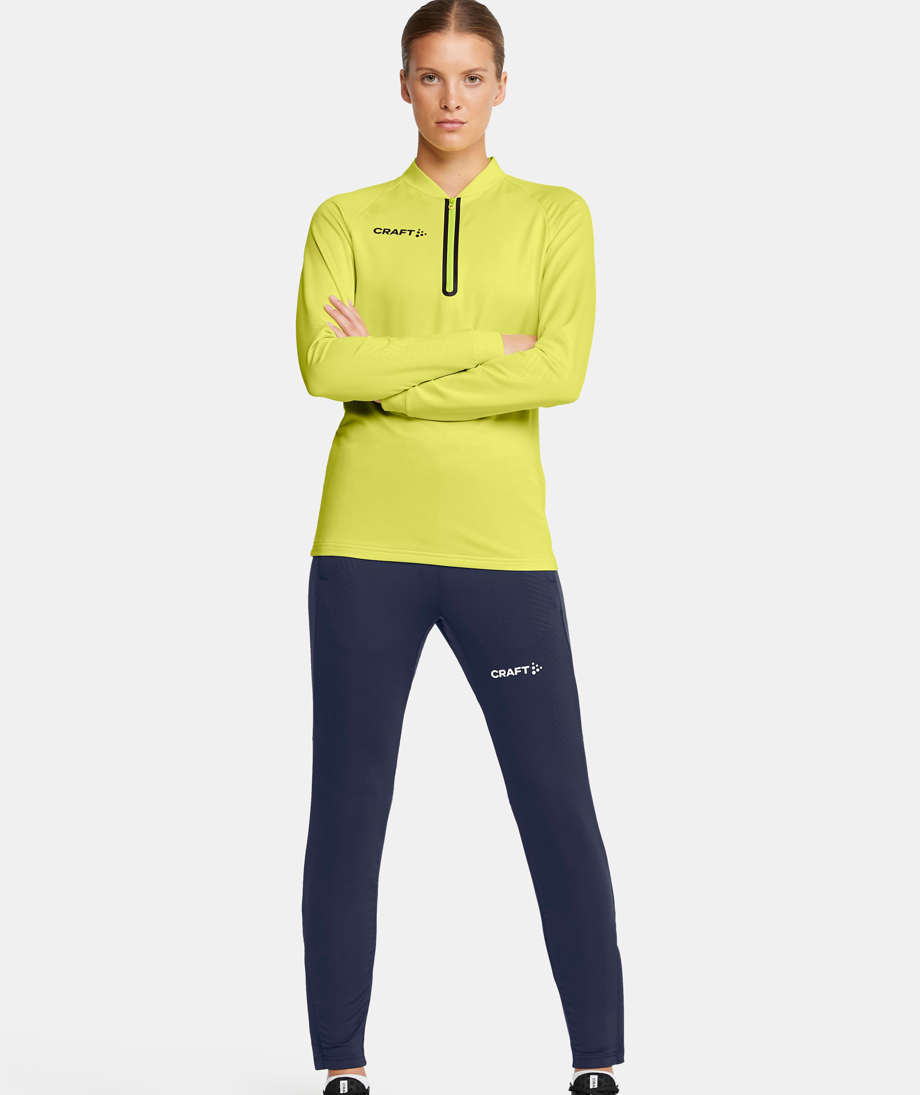 Craft Extend halfzip women's training pullover, Fresh